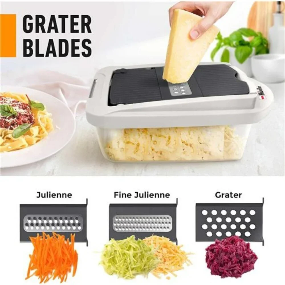 Mueller Pro-Series 10-in-1 Vegetable Chopper Onion Mincer Cutter Dicer Slicer